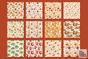 Autumn Harvest Fall Pumpkin Pattern