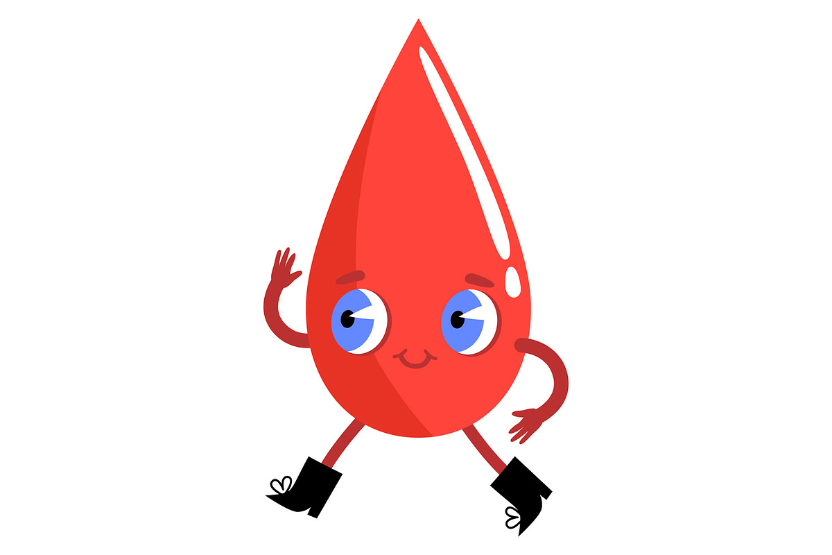 Blood Drop Characters Clipart Medic, a Healthcare Illustration by the_myro (Photo 12 of 14)