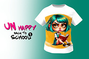 Back to school clipart unhappy, an Object Graphic by JuliaStarArt-FantasyHome (Thumbnail 8 of 12)