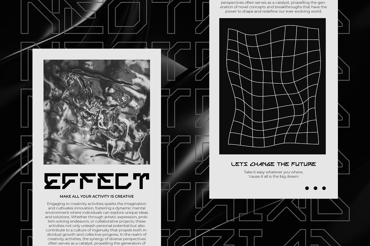 Neotriad - Futuristic Font, a Sans Serif Font by Hakara Type (Photo 4 of 7)