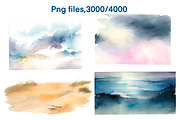 Nautical.Lighthouses and boats, an Object Illustration by AkvarelRiver (Thumbnail 5 of 7)