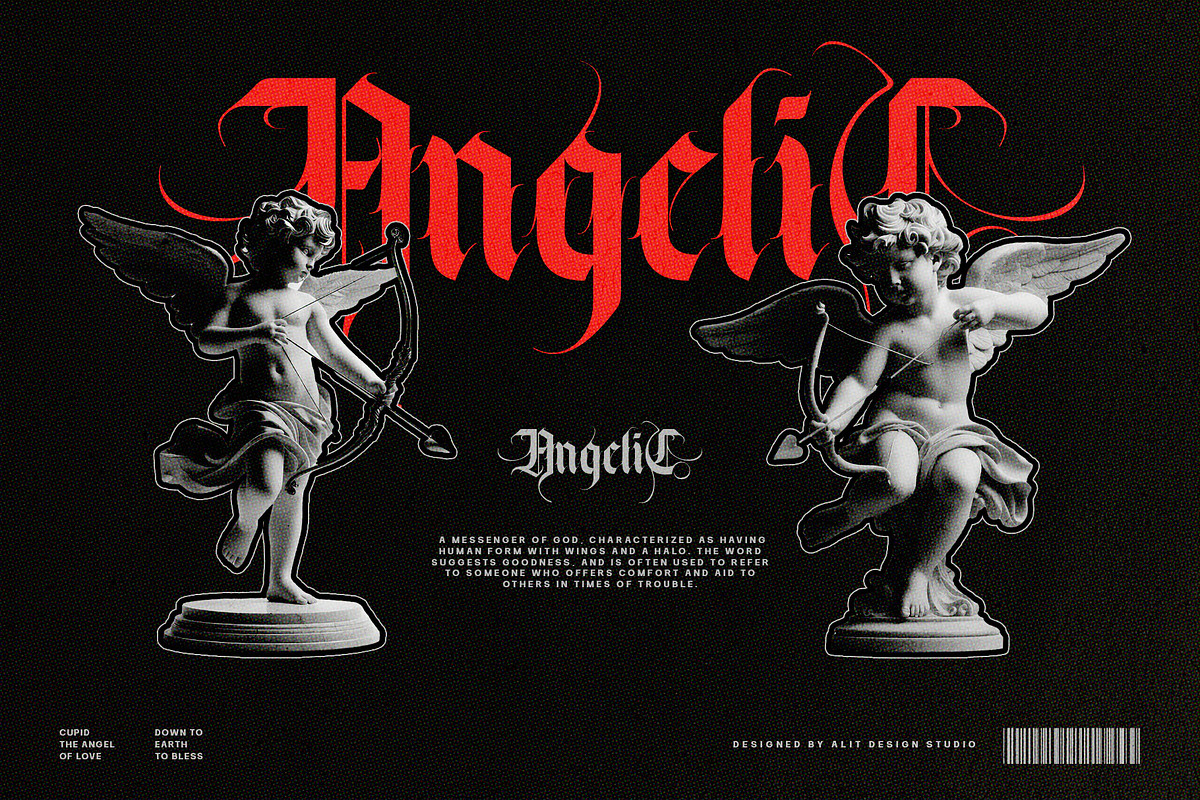 Makhor Metal Blackletter Font, a Blackletter Font by alit design (Photo 3 of 20)
