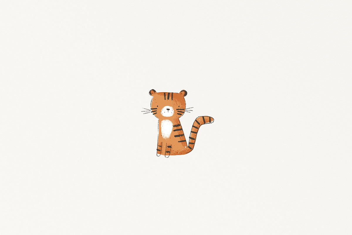 Pattern with tigers, a Pattern Graphic by Olena Kuznietsova (Photo 4 of 4)