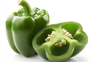 Fresh bell peppers or capsicum with, a Food & Drink Photo by Pixeness Studio