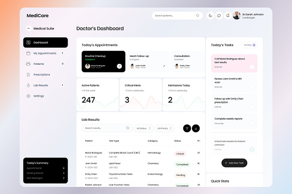 Doctor Dashboard & Medical UI preview 2