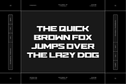 Nimbez - Futuristic Display Font, a Sans Serif Font by Typeagle (Thumbnail 8 of 11)