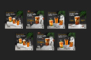 Coffee Social Media Post template, a Social Media Template by Artpaper (Thumbnail 5 of 7)