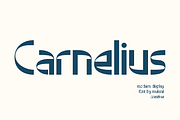 Carnelius, a Sans Serif Font by Muksal Creative (Thumbnail 1 of 10)