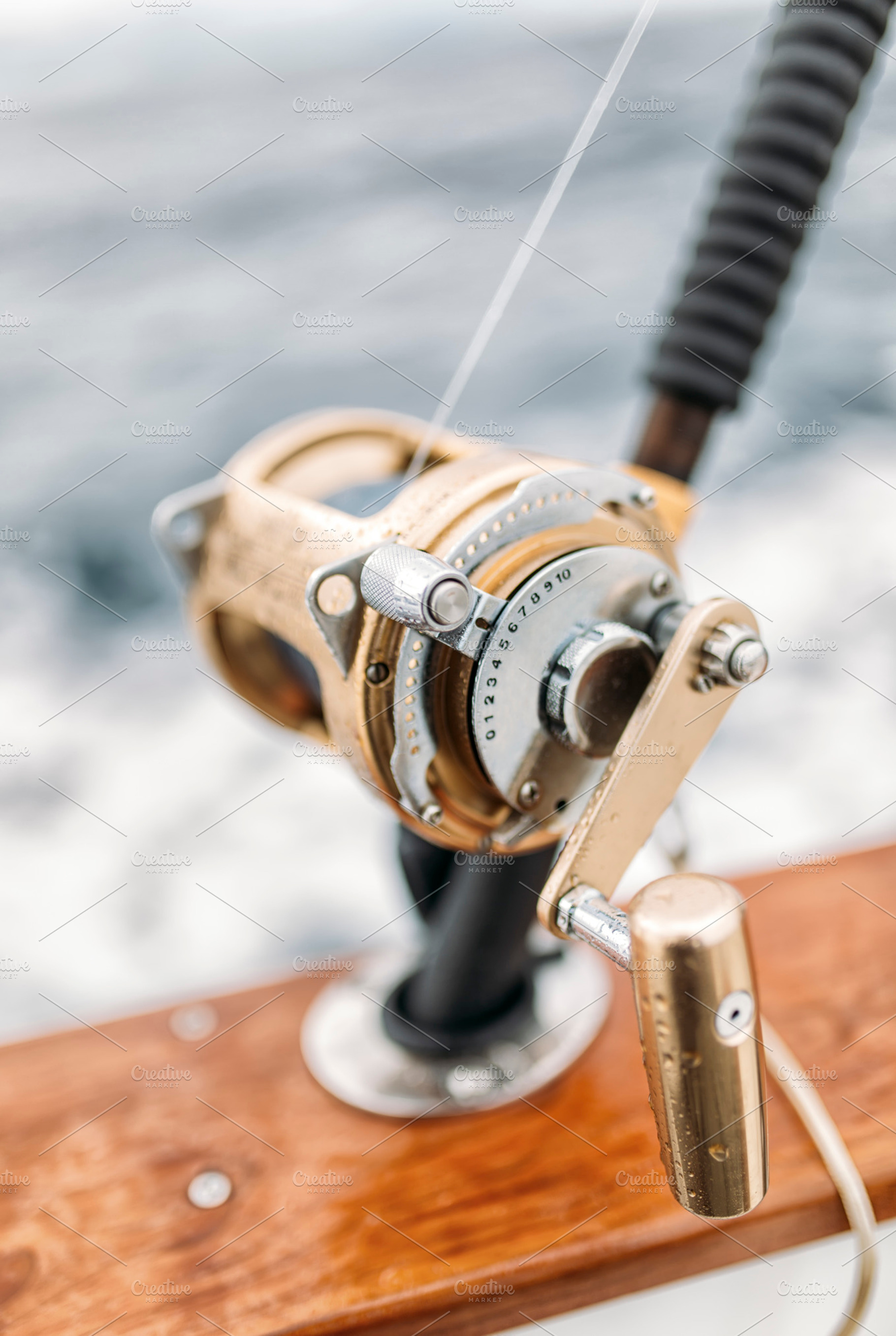 Fishing rod containing angler, beautiful, and big, a Sports & Recreation Photo by MarcoGovel