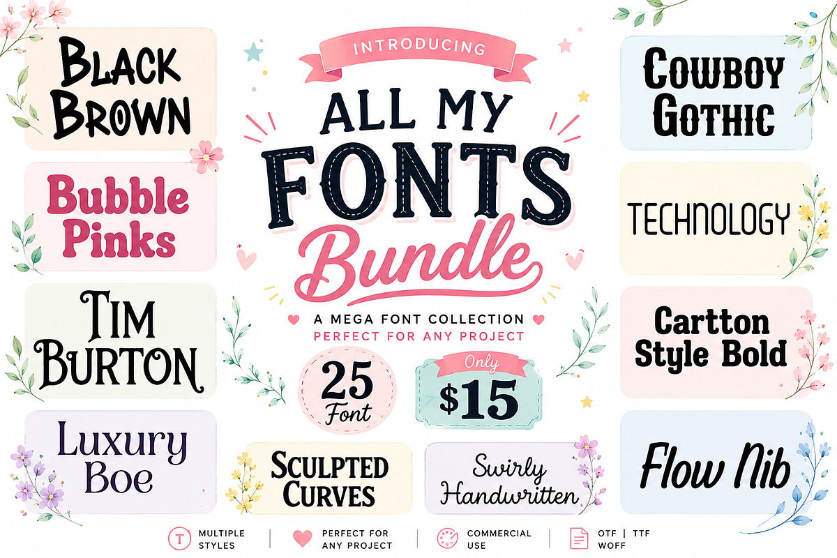 All My Fonts Font, a Sans Serif Font by Wow Magic (Photo 2 of 22)