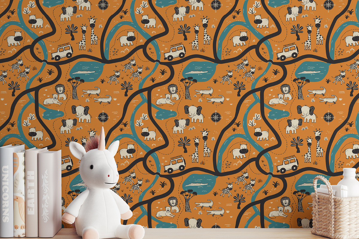 My Beautiful Savanna, a Pattern Graphic by Zim Varezhkin (Photo 5 of 11)