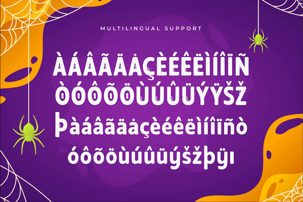 Spindark – Modern Halloween Font, a Blackletter Font by overlaytemplates (Photo 5 of 5)