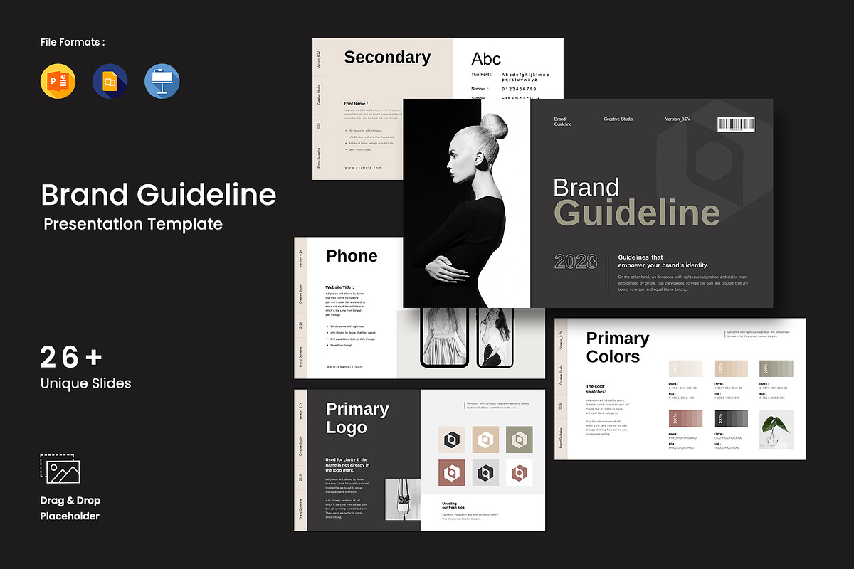 Brand Guideline Presentation, a Presentation Template by Cleffon_Graphic_Studio (Photo 1 of 4)