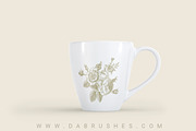 Vintage Floral Brushes - Photoshop, a Brush Add-On by DuoFankaar (Thumbnail 8 of 9)