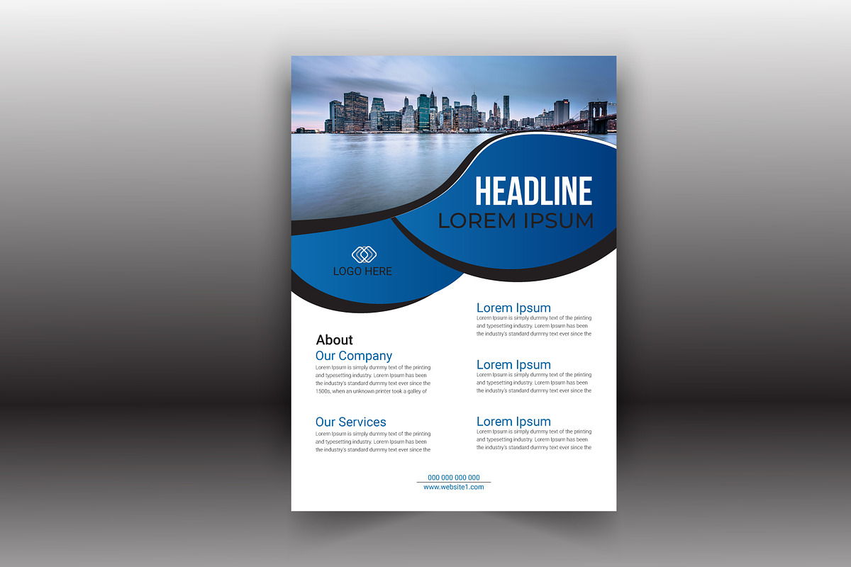 Business Flyer Design, a Flyer Template by hkmonir (Photo 3 of 3)