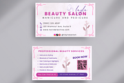 Beauty Salon Business Card Template, a Business Card Template by Elegant_Studio44 (Thumbnail 3 of 4)