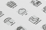 Autumn | 16 Thin Line Icons Set, an Outline Icon by Alex Blogoodf (Thumbnail 7 of 9)