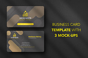 Business card Template & 3 Mock-up, a Business Card Template by Smashing_Studio (Thumbnail 1 of 10)