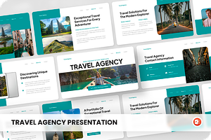 Travel Agency Powerpoint, a Presentation Template by SquidPixey