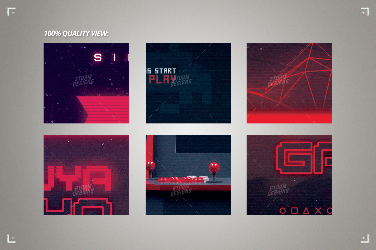 Retro Gaming 4 Players Arcades Flyer, a Flyer Template by Storm Pixels (Photo 3 of 3)