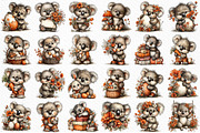 Whimsical Easter Koala Clipart Png, an Illustration by Craft Nest (Thumbnail 6 of 12)