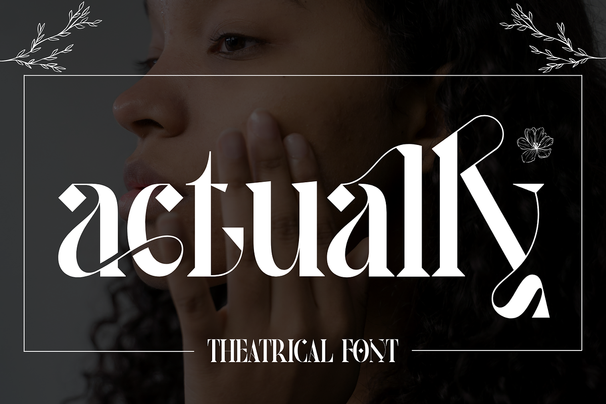 Theatrical Elegant - Ligatures Font, a Serif Font by 177Studio (Photo 2 of 8)