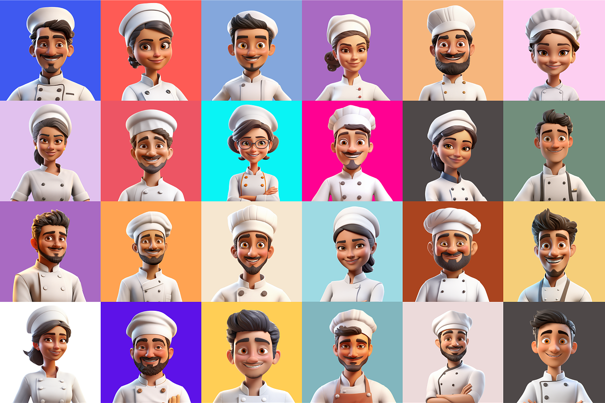 Chef Characters, a Characters & Person 3D Model by Digital Blood (Photo 8 of 11)