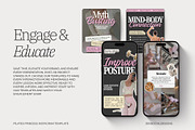 Pilates Instagram Templates, a Social Media Template by ZenSocialDesigns (Thumbnail 8 of 9)