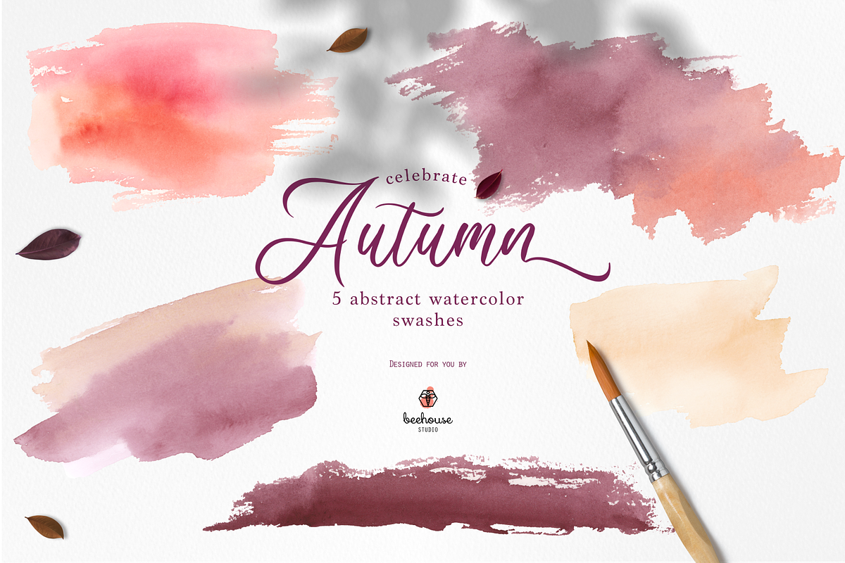 Autumn Watercolor Illustration, a Decorative Illustration by beehouse studio (Photo 10 of 10)