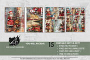 Cute Xmas Santa Claus Journal Pages, a Person Illustration by Digital Art Mahdiseño (Thumbnail 2 of 10)