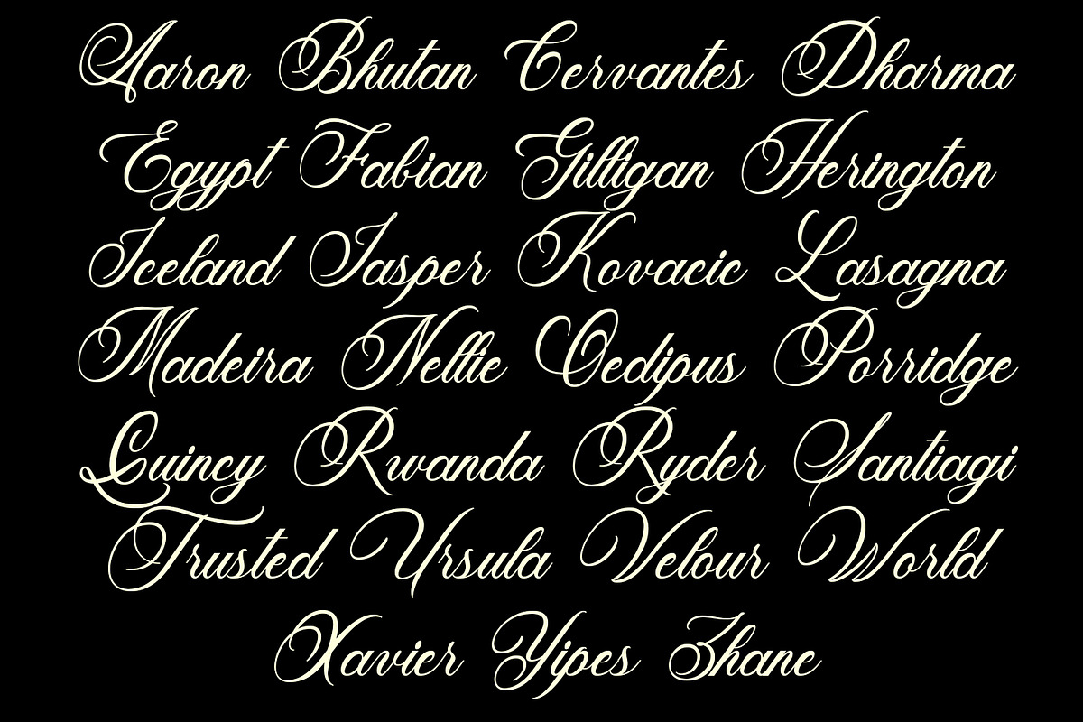 Yachting - Script Font, a Script Font by Arendxstudio (Photo 4 of 10)