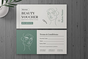 Beauty And  Spa Voucher Template, a Card Template by MightyDesign (Thumbnail 1 of 6)