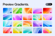 100 Waveblur Gradients Collection, a Texture Graphic by Asylab (Thumbnail 2 of 10)