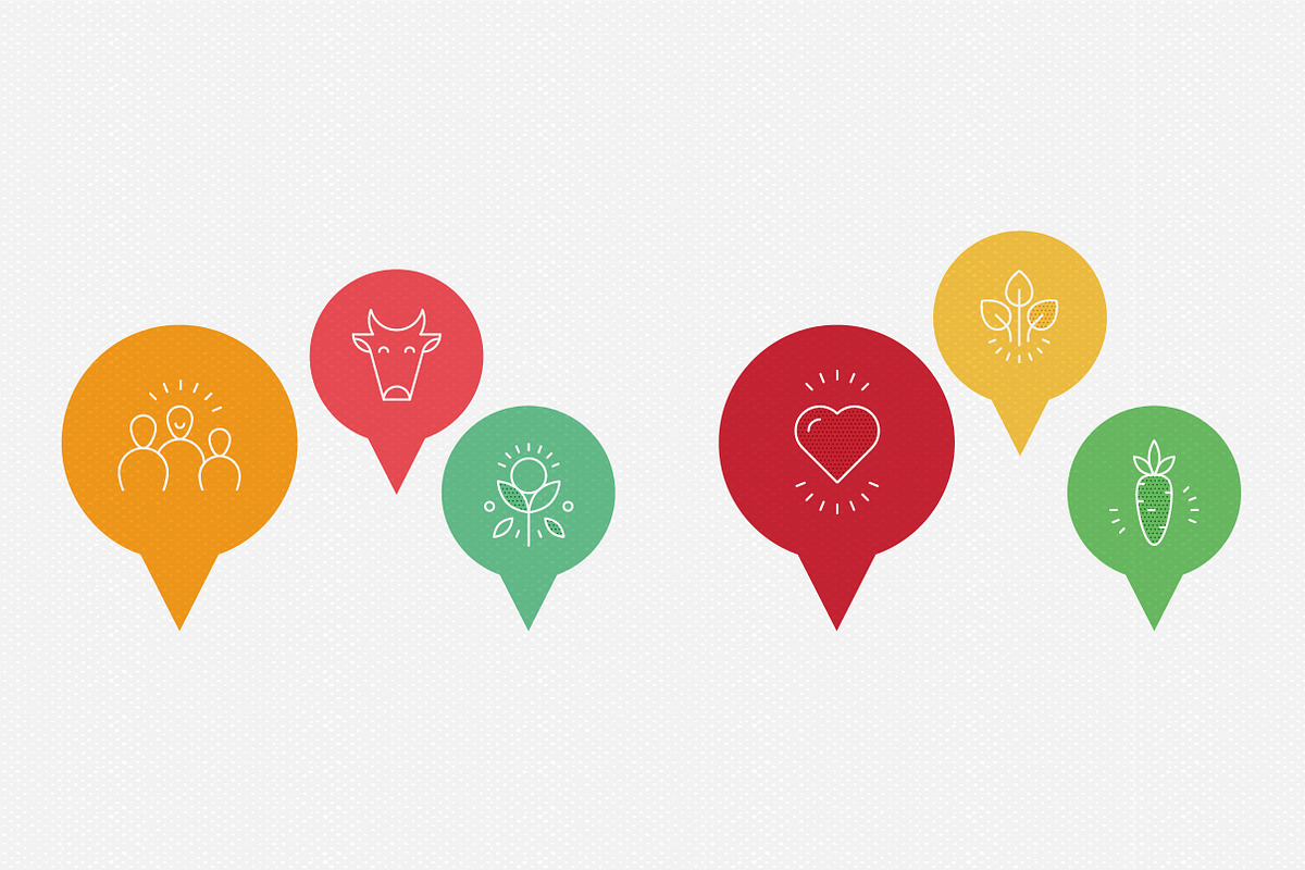 Food value icons package, an Outline Icon by Vineta Rendon (Photo 11 of 12)