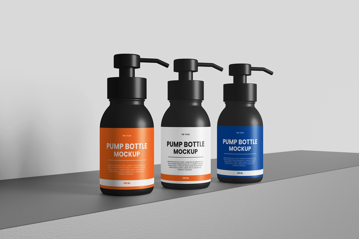 Pump Bottle Mockup, a Packaging Mockup by AndikaGraphic (Photo 2 of 6)