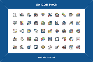 Agile methodology icons, an Icon by Wencory