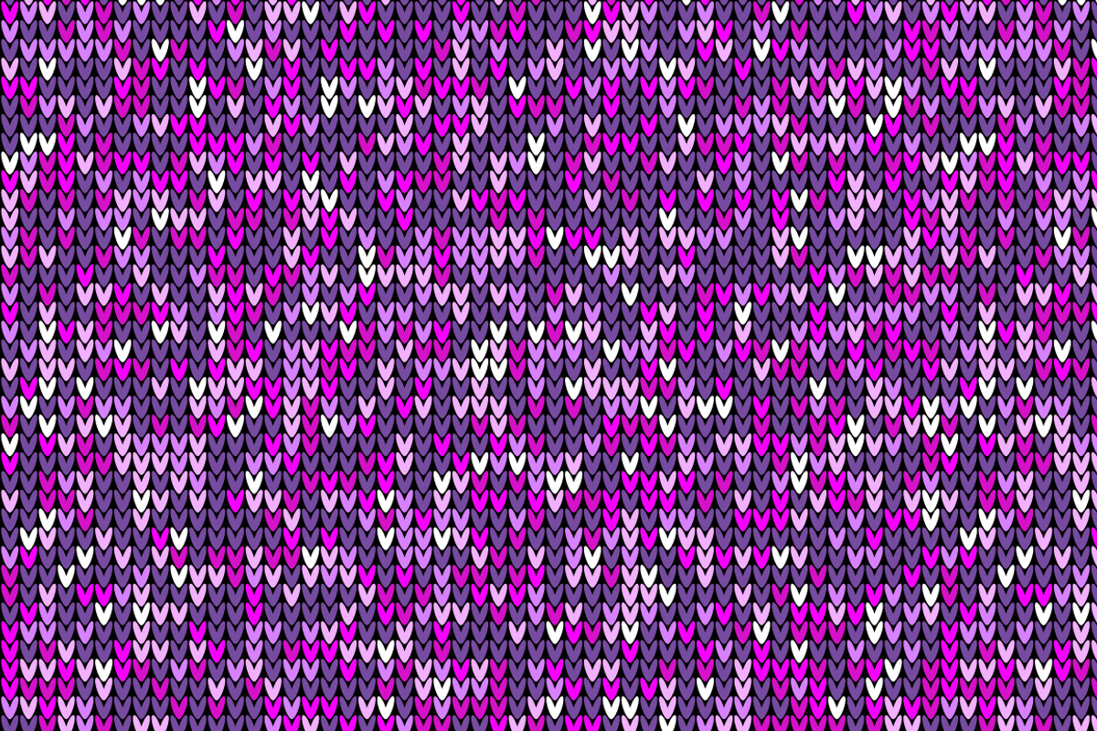 11 Knitted Seamless Patterns Preset, a Pattern Graphic by Juksy (Photo 6 of 11)