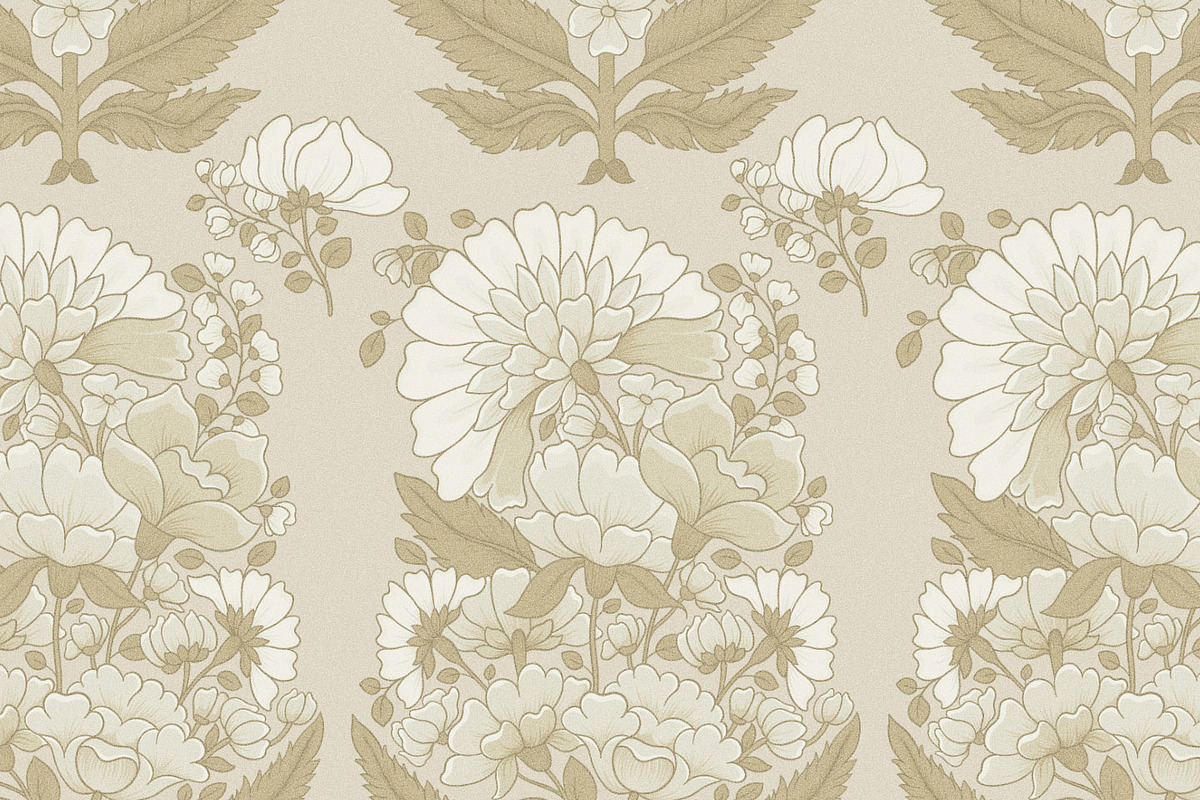 Paisley Floral Ornamental Pattern, a Pattern Graphic by likorbut (Photo 13 of 13)