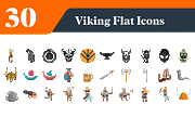 Viking Flat Icons Bundle, an Emoji Icon by EllaMaiyaali (Thumbnail 1 of 3)