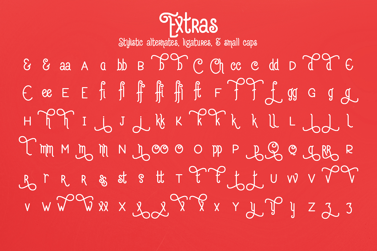 Christmas Cookie Crunch Font, a Script Font by Amber Nest Design (Photo 7 of 8)