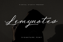 Lemynotes – Signature Font