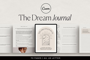 Dream Journal Canva Template