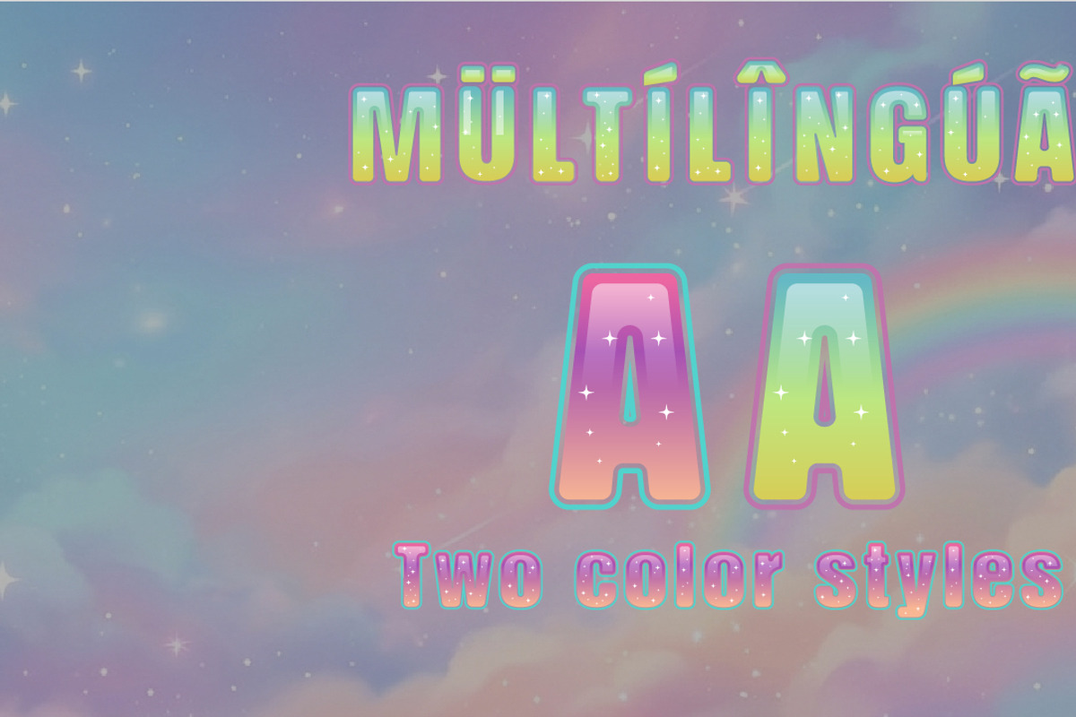 Dreamy glitter, a Sans Serif Font by Rashdrawn (Photo 4 of 7)