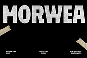 Morwea - Bold Display Font, a Sans Serif Font by Elmous (Thumbnail 1 of 8)