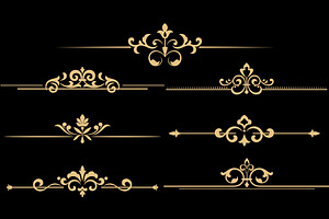 Set of floral elements, a Decorative Illustration by RODINA