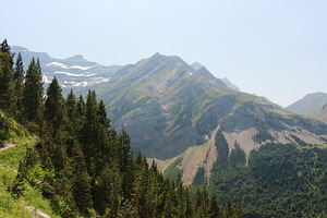 Valley with mountains containing hike, hiking, and travel