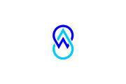 Infinity Drop W Letter Logo Template, a Branding & Logo Template by MenkType Studio (Thumbnail 3 of 3)