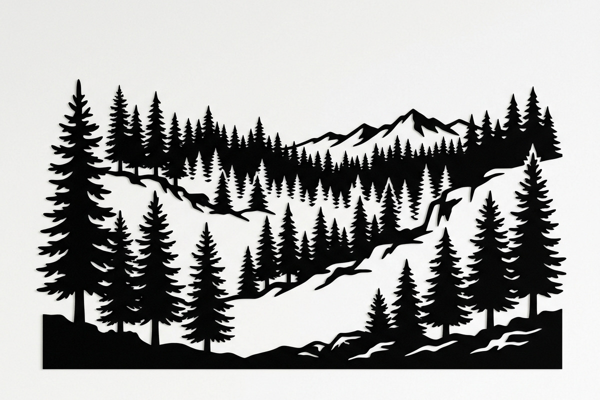 Majestic Pine Trees SVG, a Finance Illustration by Amazin_art (Photo 23 of 41)