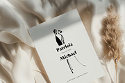 Modern Sketch Wedding Invitation, an Invitation Template by Filip Studio (Thumbnail 2 of 2)