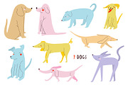 Funky Dogs, an Animal Illustration by iliveinoctober (Thumbnail 2 of 9)